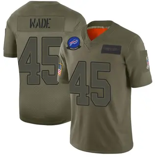 Buffalo Bills Men's Christian Wade Limited 2019 Salute to Service Jersey - Camo