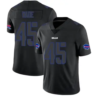 Buffalo Bills Men's Christian Wade Limited Jersey - Black Impact