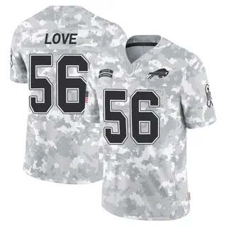 Buffalo Bills Men's Mike Love Limited 2024 Salute to Service Jersey - Arctic Camo