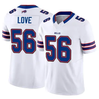 Buffalo Bills Men's Mike Love Limited Vapor F.U.S.E. Jersey - White