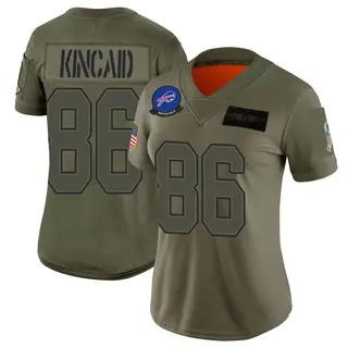 Buffalo Bills Women's Dalton Kincaid Limited 2019 Salute to Service Jersey - Camo