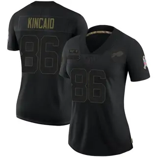 Buffalo Bills Women's Dalton Kincaid Limited 2020 Salute To Service Jersey - Black