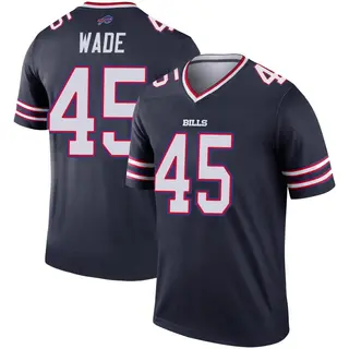 Buffalo Bills Youth Christian Wade Legend Inverted Jersey - Navy