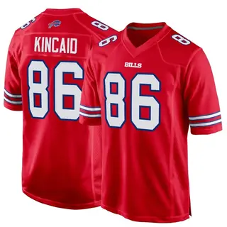 Buffalo Bills Youth Dalton Kincaid Game Alternate Jersey - Red