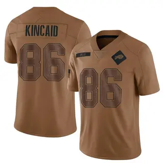 Buffalo Bills Youth Dalton Kincaid Limited 2023 Salute To Service Jersey - Brown