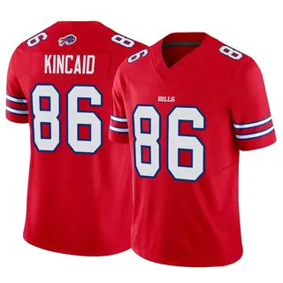 Buffalo Bills Youth Dalton Kincaid Limited Vapor F.U.S.E. Jersey - Red